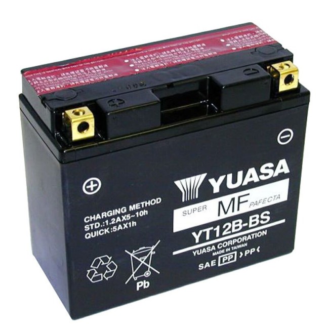 BATERIA YUASA YT12B-BS CP
