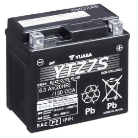 Batería para motocicleta Yuasa MF 6,3Ah 130A WC