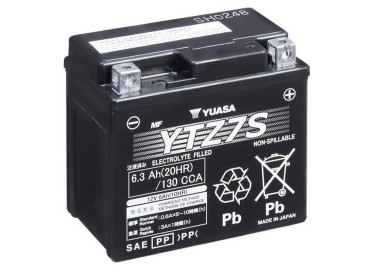 Batería para motocicleta Yuasa MF 6,3Ah 130A WC
