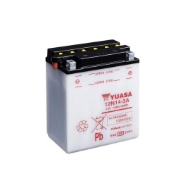 Batería para motocicleta Yuasa Conventional 14,7Ah 125A CP 12N14-3A
