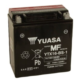 Batería para motocicleta Yuasa MF 14,7Ah 230A CP YTX16-BS-1