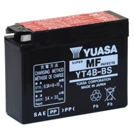 Batería para motocicleta Yuasa MF 2,4Ah 40A CP YT4B-BS