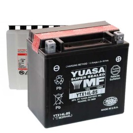 Batería para motocicleta Yuasa MF 12,6Ah 200A CP YTX14L-BS