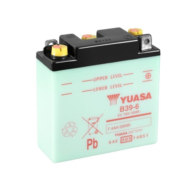 Batería para motocicleta Yuasa Conventional 7,4Ah *A DC B39-6