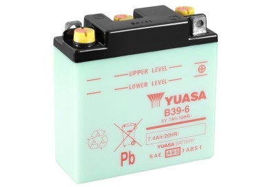 Batería para motocicleta Yuasa Conventional 7,4Ah *A DC B39-6