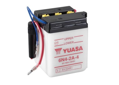 Batería para motocicleta Yuasa Conventional 4,2Ah *A DC 6N4-2A-4