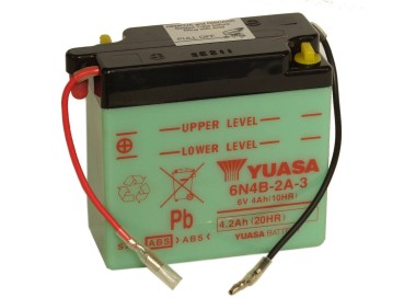 Batería para motocicleta Yuasa Conventional 4,2Ah *A DC 6N4B-2A-3