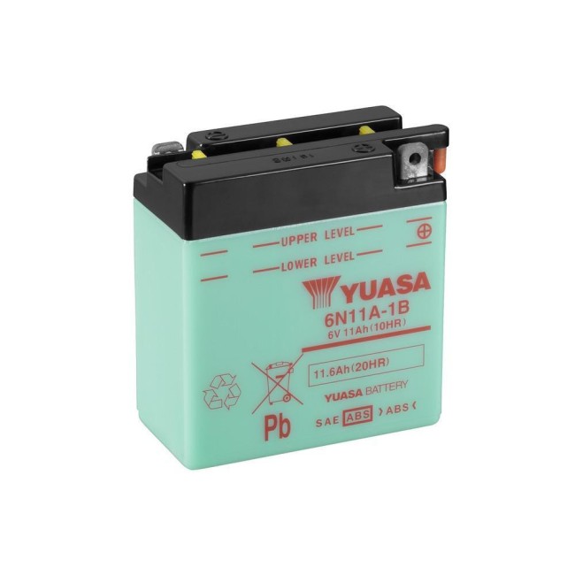 Batería para motocicleta Yuasa Conventional 11,6Ah *A DC 6N11A-1B