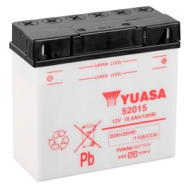 Batería para motocicleta Yuasa Yumicon 20Ah 110A DC 52015