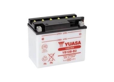 Batería para motocicleta Yuasa Yumicon 11,6Ah 140A DC YB12B-B2