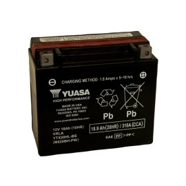 Batería para motocicleta Yuasa MF 18,9Ah 310A CP YTX20HL-BS