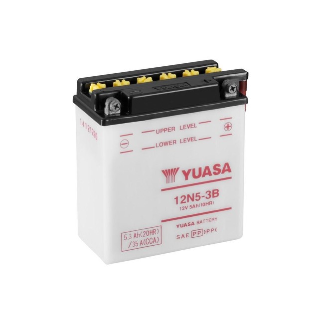 Batería para motocicleta Yuasa Conventional 5,3Ah 35A CP 12N5-3B