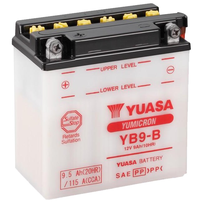 Batería para motocicleta Yuasa Yumicon 9,5Ah 115A CP YB9-B