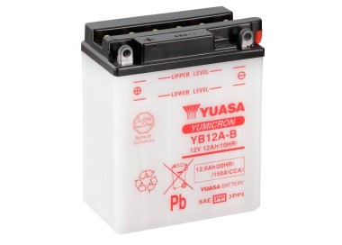 Batería para motocicleta Yuasa Yumicon 12,6Ah 150A CP YB12A-B