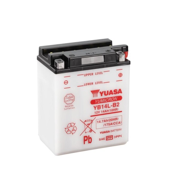 Batería para motocicleta Yuasa Yumicon 14,7Ah 175A CP YB14L-B2