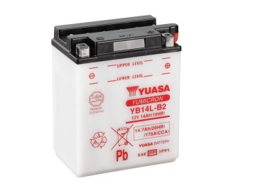 Batería para motocicleta Yuasa Yumicon 14,7Ah 175A CP YB14L-B2