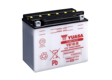 Batería para motocicleta Yuasa Yumicon 16,8Ah 215A CP YB16-B