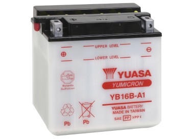 Batería para motocicleta Yuasa Yumicon 16,8Ah 207A CP YB16B-A1
