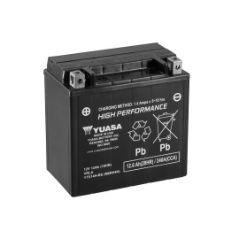 Batería para motocicleta Yuasa MF 12,6Ah 240A CP YTX14H-BS