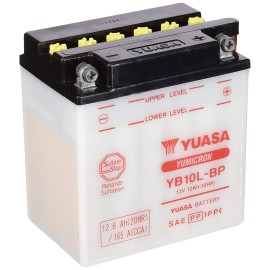 Batería para motocicleta Yuasa Yumicon 12,6Ah 165A CP YB10L-BP