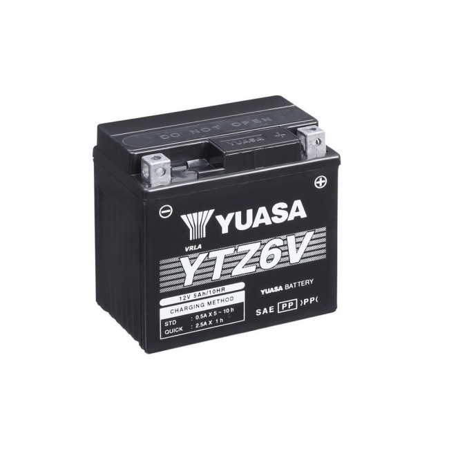 Batería para motocicleta Yuasa MF 5,3Ah 90A CP YTZ6V