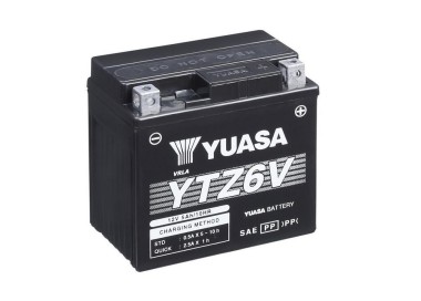 Batería para motocicleta Yuasa MF 5,3Ah 90A CP YTZ6V