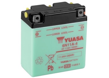 BATERIA YUASA 6N11A-4 DC