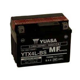 Batería para motocicleta Yuasa MF 3,2Ah 50A CP YTX4L-BS