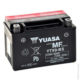 Batería para motocicleta Yuasa MF 8,4Ah 135A CP YTX9-BS