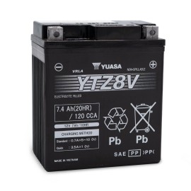 Batería para motocicleta Yuasa MF 7,4Ah 120A WC YTZ8V