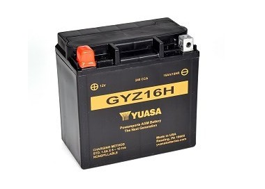Batería para motocicleta Yuasa MF 16,8Ah 240A WC GYZ16H