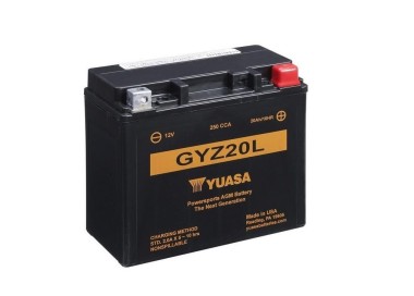 Batería para motocicleta Yuasa MF 21,1Ah 250A WC GYZ20L