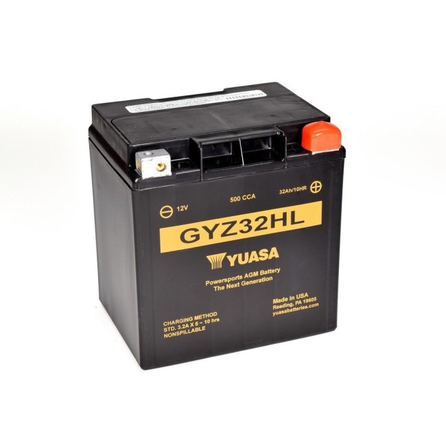 Batería para motocicleta Yuasa MF 33,7Ah 500A WC GYZ32HL Batería para motocicleta Yuasa MF 33,7Ah 500A WC GYZ32HL