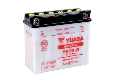 Batería para motocicleta Yuasa Yumicon 7,4Ah 80A CP YB7B-B