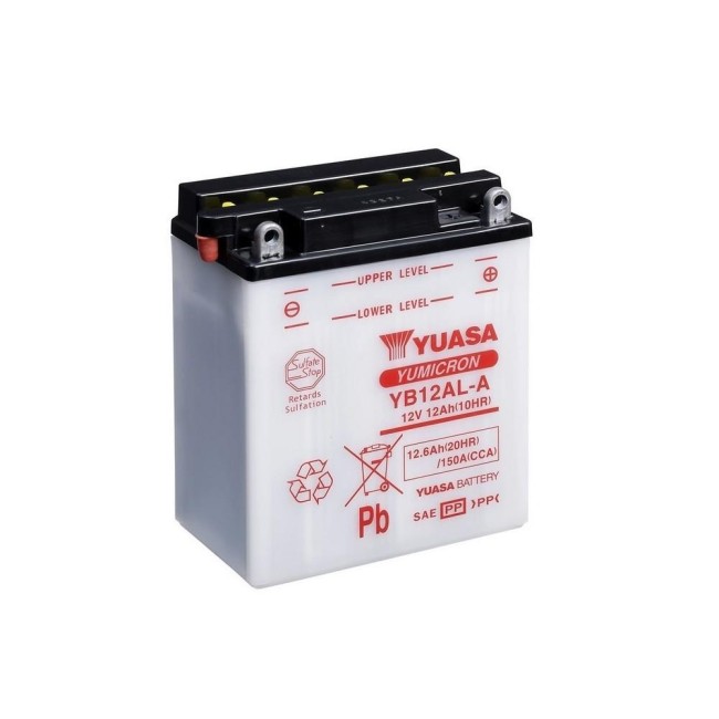 Batería para motocicleta Yuasa Yumicron 12,6Ah 150A DC Batería para motocicleta Yuasa Yumicron 12,6Ah 150A DC