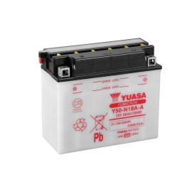 Batería para motocicleta Yuasa Yumicon 21,1Ah 240A DC Y50-N18A-A