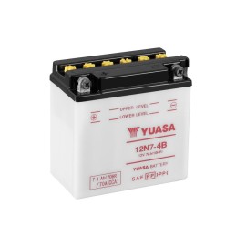 Batería para motocicleta Yuasa Conventional 7,4Ah 70A DC 12N7-4B