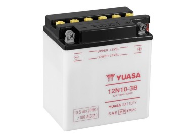 Batería para motocicleta Yuasa Conventional 10,5Ah 100A CP 12N10-3B