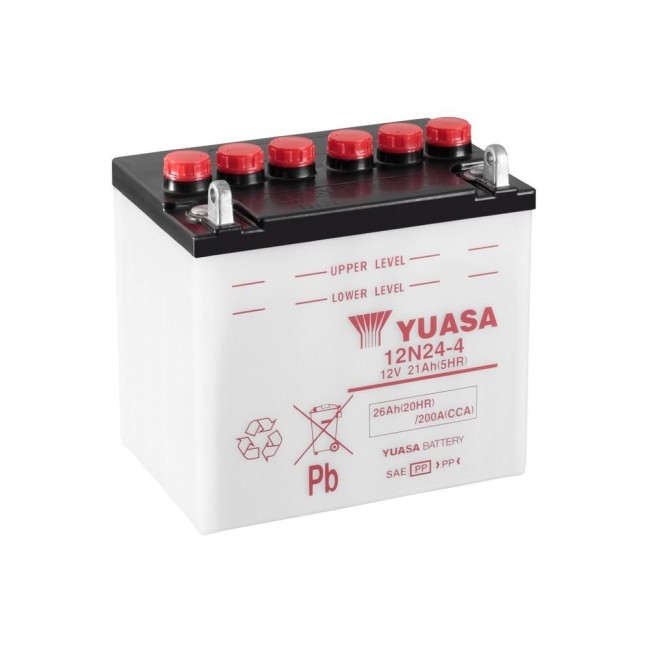 Batería para motocicleta Yuasa Conventional 25,3Ah 190A CP 12N24-4