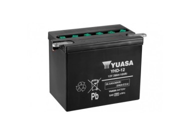 Batería para motocicleta Yuasa Conventional 29,5Ah 200A DC YHD-12