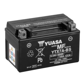 Batería para motocicleta Yuasa MF 6,3Ah 105A WC YTX7A