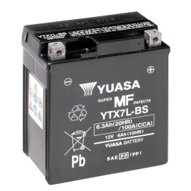 Batería para motocicleta Yuasa MF 6,3Ah 100A WC YTX7L