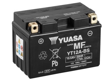 Batería para motocicleta Yuasa MF 10,5Ah 175A WC YT12A