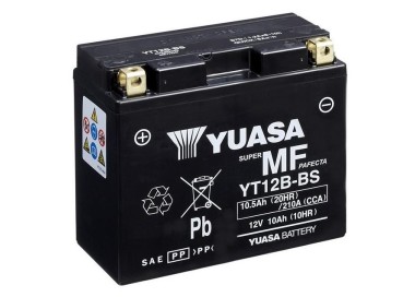 Batería para motocicleta Yuasa MF 10,5Ah 210A WC YT12B