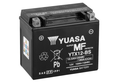 BATERIA YUASA PRECARGADA YTX12 WC