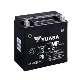 Batería para motocicleta Yuasa MF 14,7Ah 230A WC YTX16