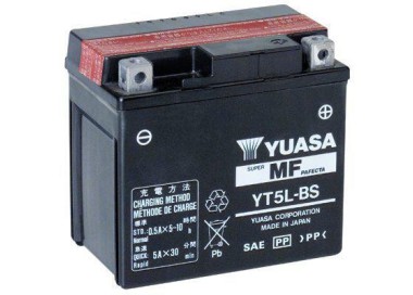 Batería para motocicleta Yuasa MF 4,2Ah 80A CP YT5L-BS
