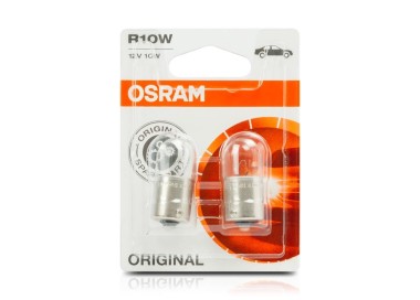 LAMPARA OSRAM R10W 12V 10W BA15S (blister 2 Uds.)