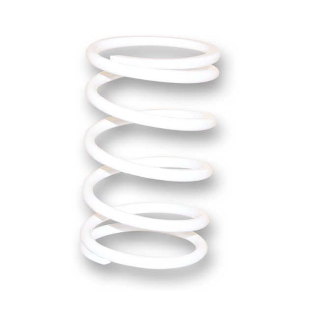 MUELLE DE POLEA CONDUCIDA BLANCO Ø ext.77,7x130mm Ø hilo 6mm 8,9k