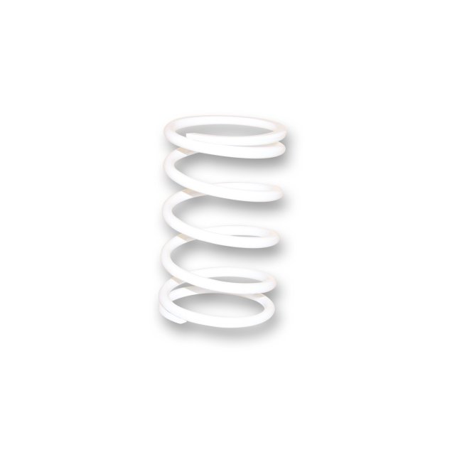 MUELLE DE POLEA CONDUCIDA BLANCO Ø ext.75,7x160mm Ø hilo 5,7mm 7,7k MUELLE DE POLEA CONDUCIDA BLANCO Ø ext.75,7x160mm Ø hilo 5,7mm 7,7k